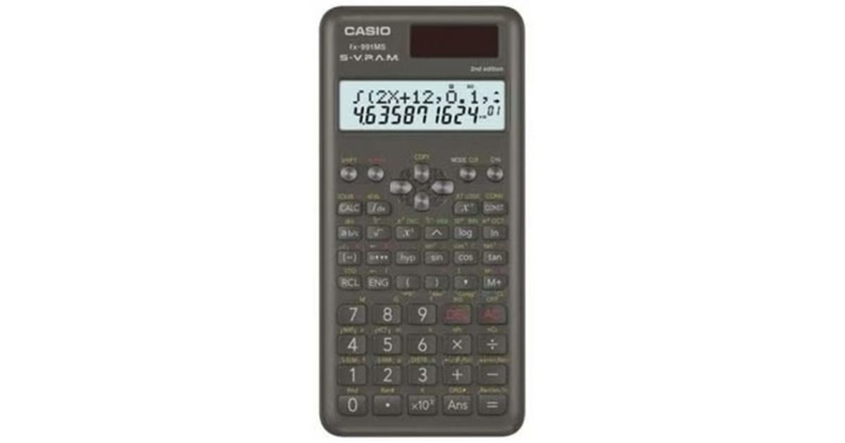 Casio FX 991MS 2nd Edition Scientific Calculator Sandhai Ae