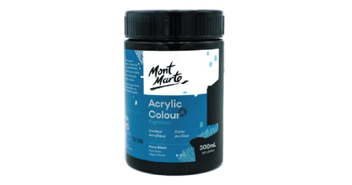 Mont Marte Acrylic Color Ml Mars Black Sandhai Sandhai Ae