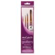 Mont Marte Brush Set Gallery Watercolor 4Pcs