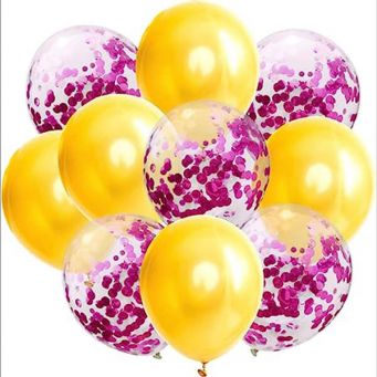 10-Pcs Birthday Party And Wedding Decoration Balloons