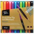 Mont Marte Art Marker Dual Fine Tip 12Pcs Alchohol Ink