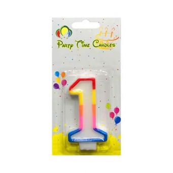 1 Number Birthday Candle