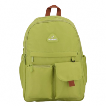 Nomad 16 Inch Charming Green School Backpack