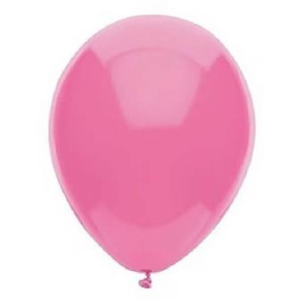 100-Piece Pink Fuscia Latex Balloon 12inch