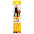 Mont Marte Yellow Brush Set Gallery Acrylic 4Pcs