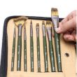 Mont Marte Brush Set W/Easel Wallet 17Pcs