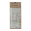 17-Piece White Hanging Tassel Garland Kit Set