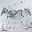 Foil Party Balloon Bunting 28cm