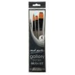 Mont Marte Ash Brush Set Gallery Acrylic 4Pcs