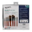 Mont Marte Acrylic Brush Set 11Pcs