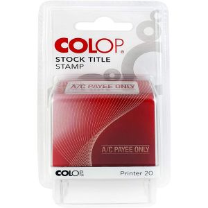 COLOP Printer 20 Stock Text Stamp - A/C Payee