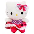 Hello Kitty Mascot Plush, Stuffed Soft Toy, White