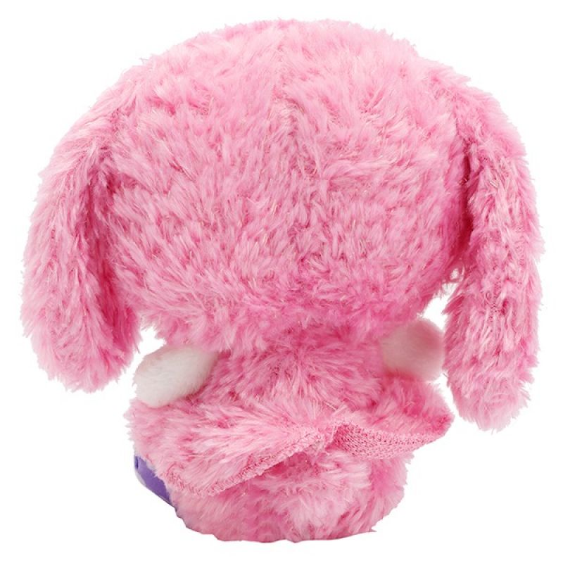 Pink bunny squeaky store toy