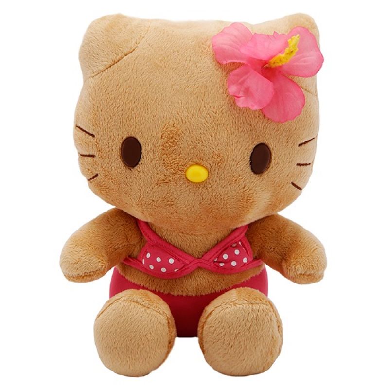 Hello Kitty Bikini Plush Stuffed Soft Toy Beige Sandhaiae 