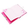 Hello Kitty Strawberry Printed Locking Diary, 120 Sheets, Pink