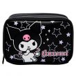 Hello Kitty Kuromi Top Zip Closure Star Pouch, Travel Pouch, Black