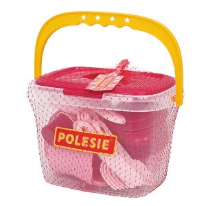 Polesie - Nasten'ka Kitchen Set For Four, 28 Pcs Bucket