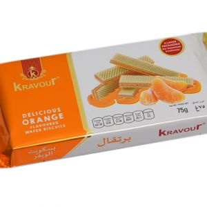 Wafer Biscuits - Orange 75gm