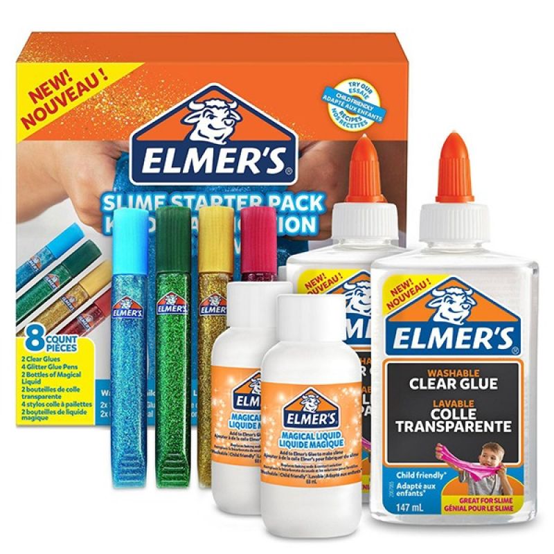 Elmer's Opaque Slime Kit with Magical Liquid, 4 Piece Set