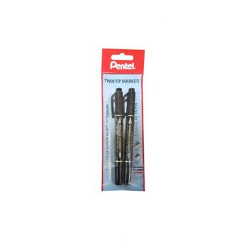 Pentel Twin Tip Marker 2 BK