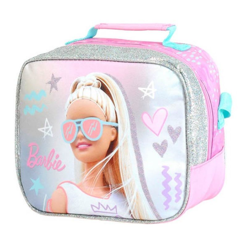 Barbie backpack cheap with lunch bag