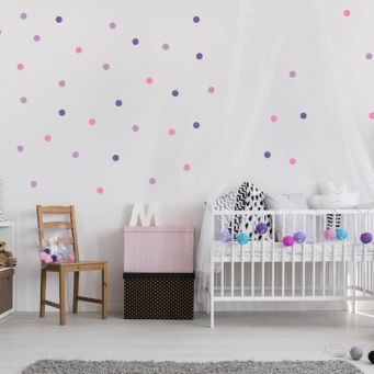 Confetti Wall Stickers - Pink Lemonade