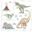 Dinosaur Volcano Wall Stickers