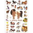 Mini Sticker Poster - The Pony Club (+27 Stickers)