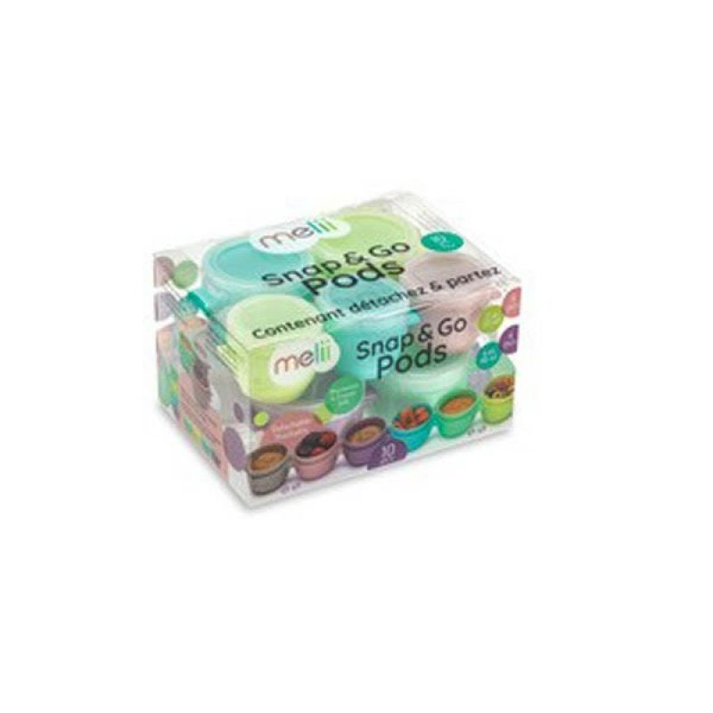 2oz Snap & Go Pods - 6 Freezer & Snack Containers