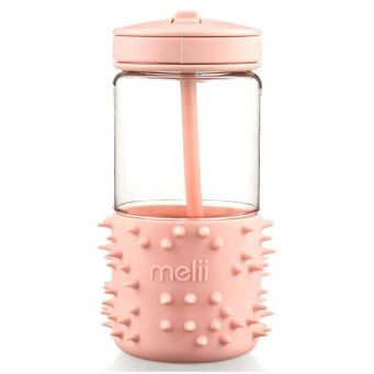  melii Abacus Straw Sippy Cup 11.5 oz Toddler and Baby (Pink 1  Pack) : Baby