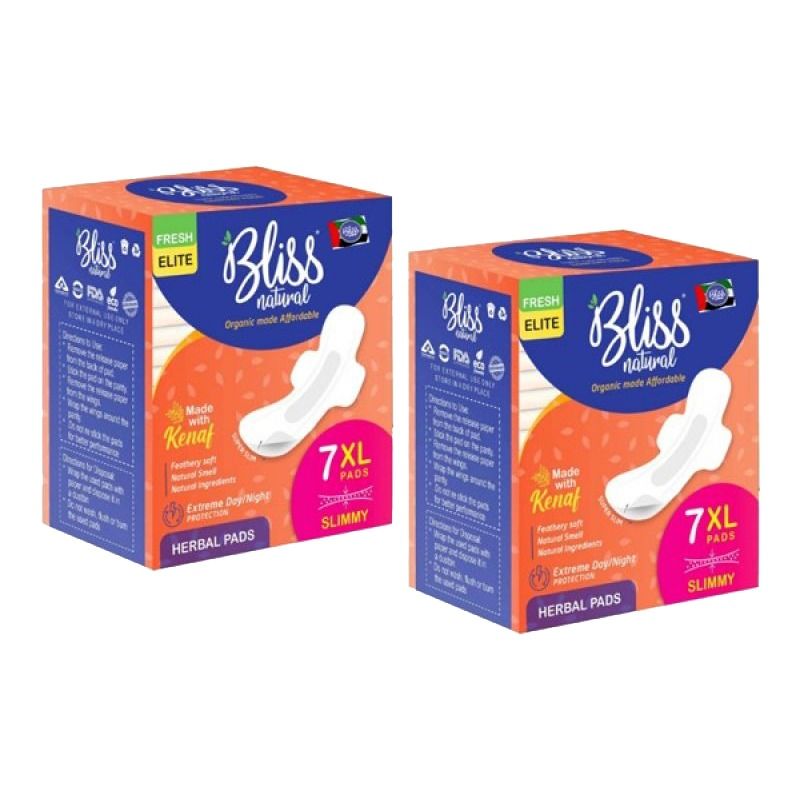 Bliss Organic Sanitary Pad With Wings - XXXL