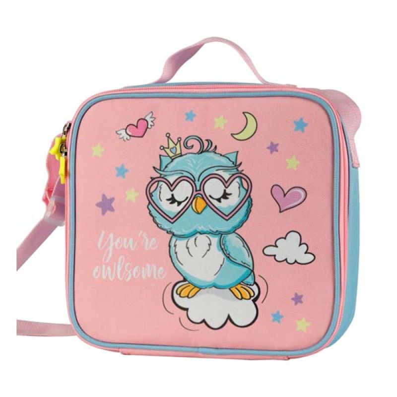 Owl backpack shop and lunchbox