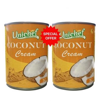 Unichef Coconut Cream 2 x 400 ML (2PK)