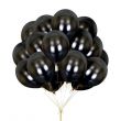 8-Piece Party Black Balloons Set 23cm