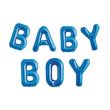 7-Piece Baby Boy Letters Foil Balloon Set