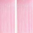 Foil Fringe Curtain Baby Pink