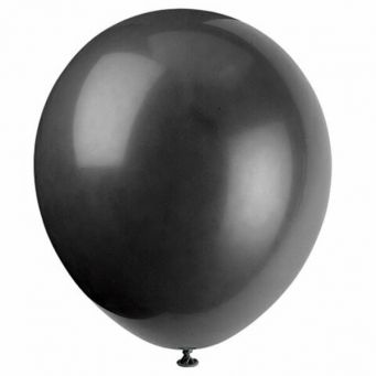 Pack Of 50 Latex Black Balloons 5inch