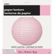 Round Paper Lantern Baby Pink 25cm