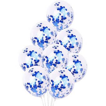 10-Piece Helium Confetti Balloon