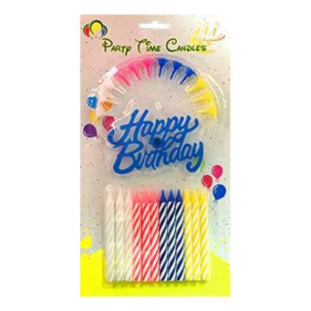 12-Piece Happy Birthday Candles