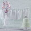 17-Piece White Hanging Tassel Garland Kit Set