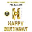 43-Piece Happy Birthday Foil Balloon