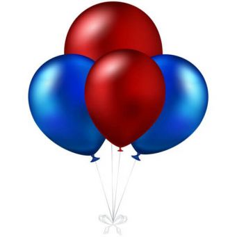 50-Piece Decorative Party Balloon Set
