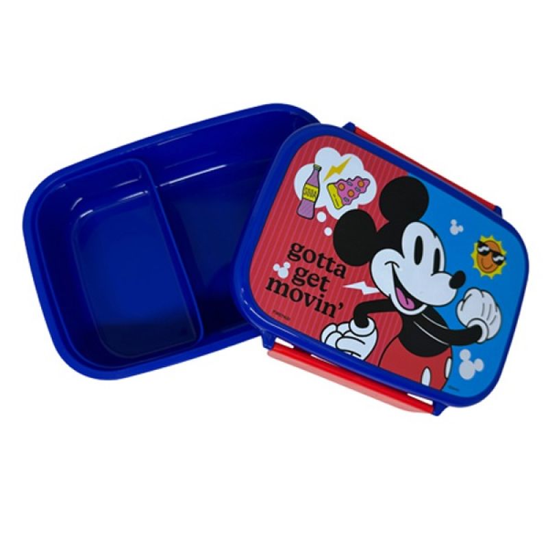 Mickey Mouse Lunch Box with Utensils