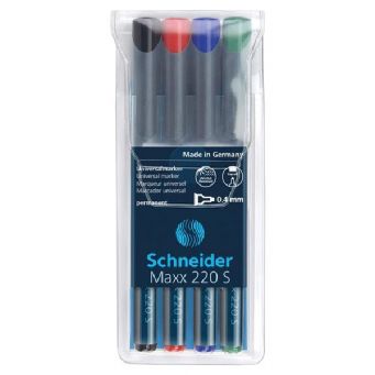 Schneider Ohp Perm Marker 220 S 4Clr-1Set