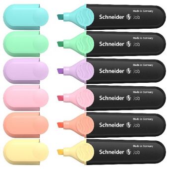 Schneider Highlighter Job Pastel 6Clr-1 Set