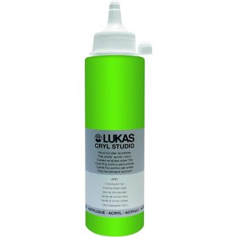 Luk cryl studio fluroscent green 250ml