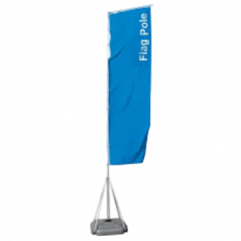 5 Mtr Flag Pole T 550 Telescopic Flag With Water Base
