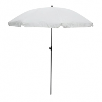 Beach Umbrella White Dia 220cm