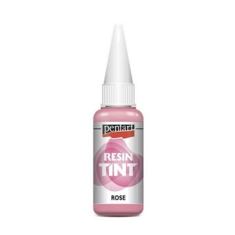 Pentart resin tint rose 20ml